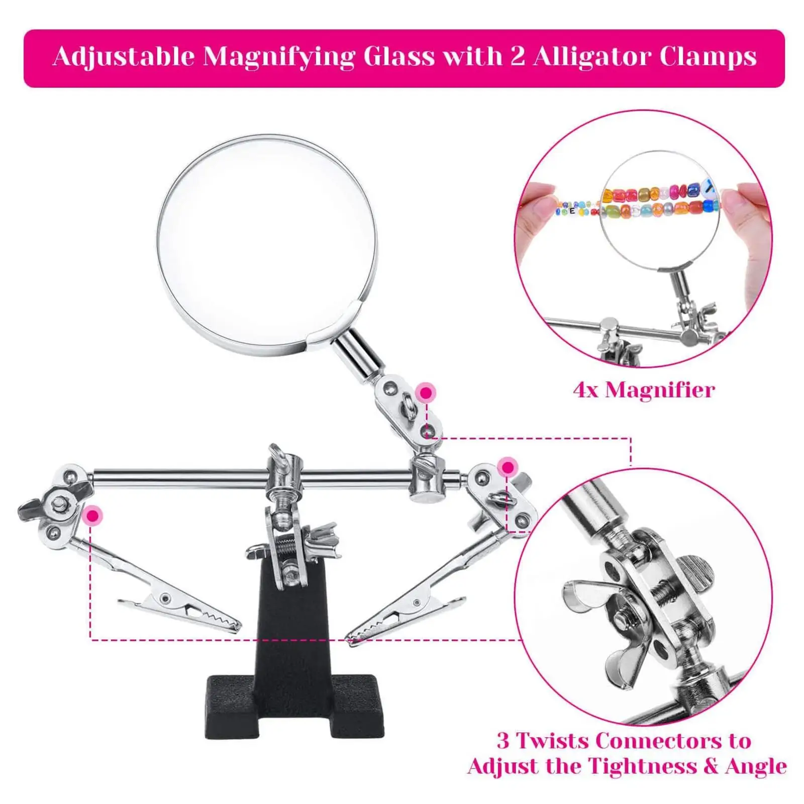 Jewelry Making Supplies Kit DIY Earrings Necklace Bracelets Findings Tools Set for Jewelry Repair Projects