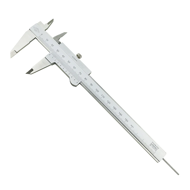 Vernier caliper no-parallax plane parallel Integral high precision 0-150mm 0.02 300  scale on same plane Eliminate visual errors