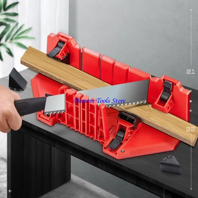 

57BE 14 Inch Miter Box Multifunction 0/22.5/45/90 Degree Oblique Cutting Clamping