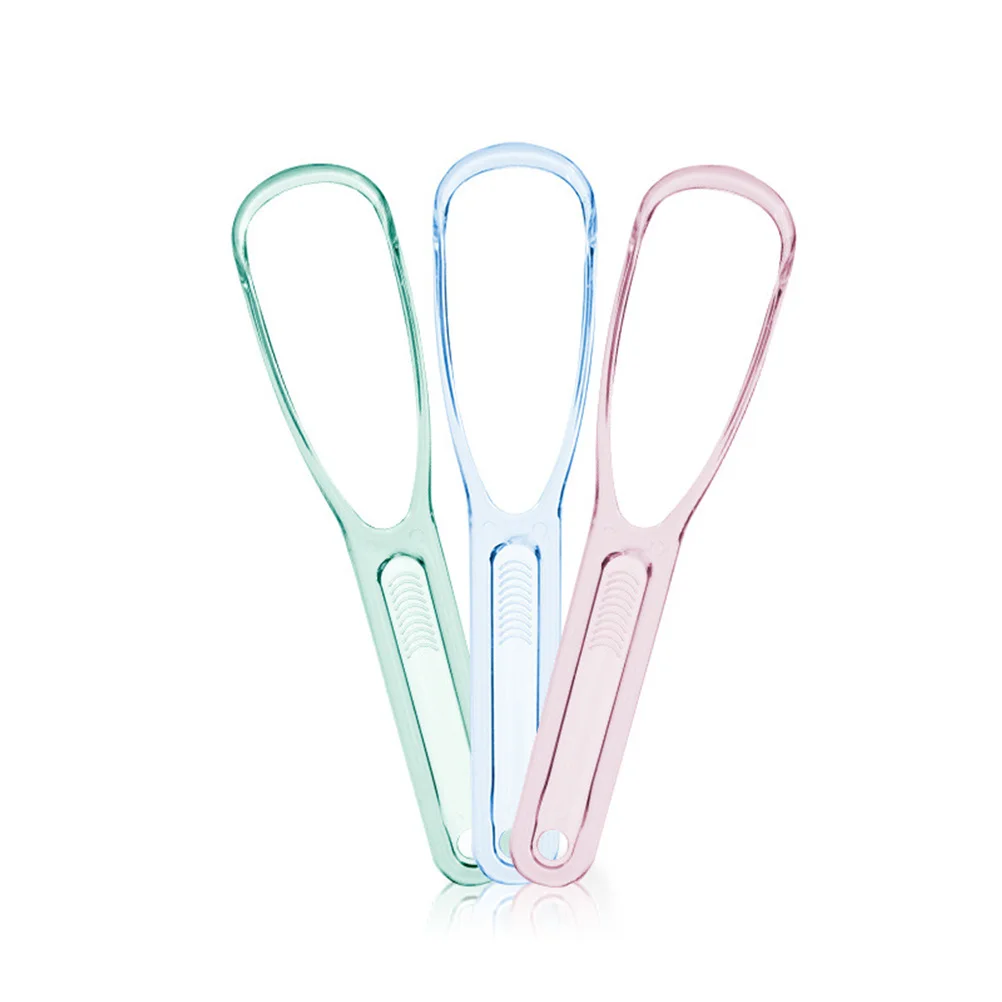 

1Pcs Tongue Cleaner Scraper for Oral Top-Class Food Grade Material Ergonomic Non-Slip Handle Freshens Breath
