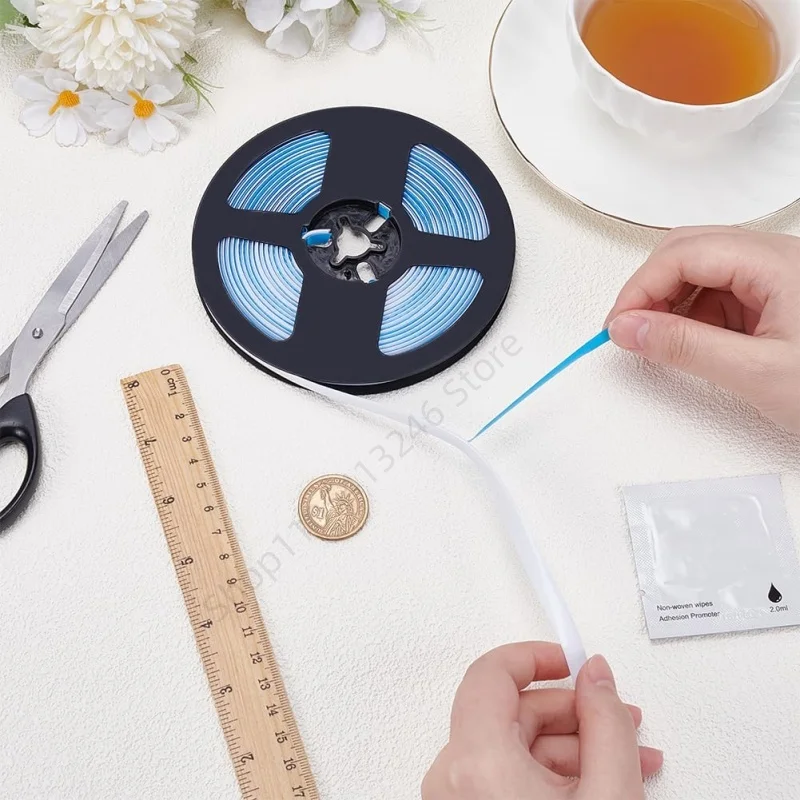 6M Self Adhesive Living Room Seam Stickers Fouling Anti Mold Sink Edge Sealing Lines for Kitchen Stove Toilet Ceiling Wall Lines view 3