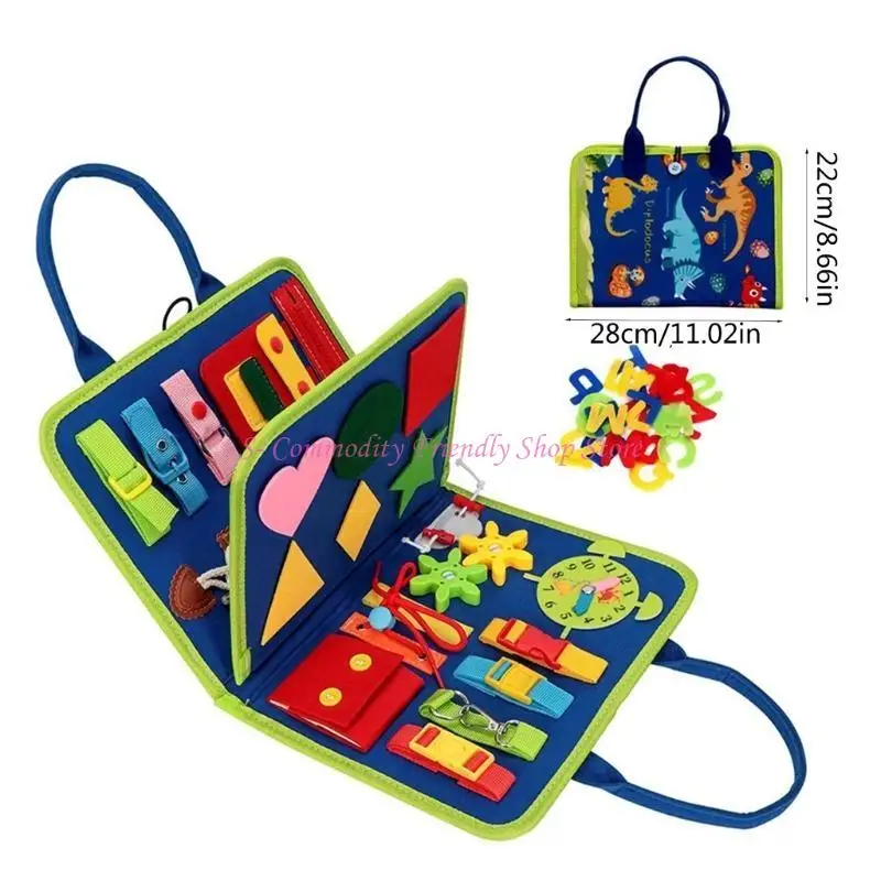 เด็กวัยหัดเดิน 85AE แต่งตัวทักษะการใช้ชีวิตพื้นฐานของเล่นการฝึกอบรมอุปกรณ์การแต่งกายที่มีสีสันของเล่น