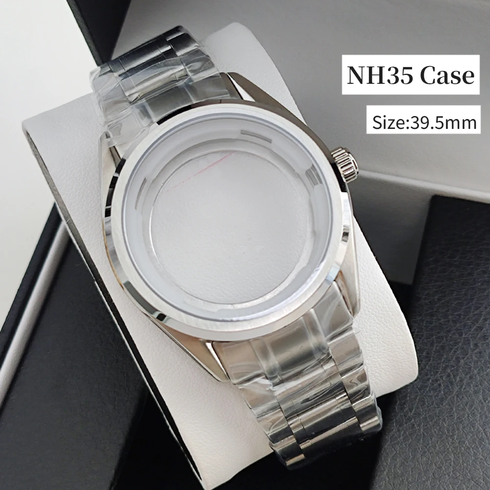 

NH35 GS Mechanical Watch 39.5mm Sapphire Glass Waterproof Case for NH35/NH36 Movement 33.5mm Dial Installation Accessories