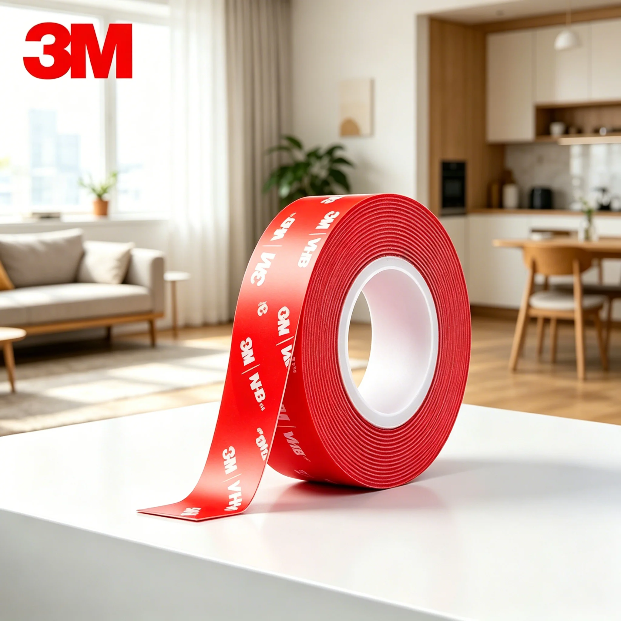 Transparent 3M VHB Double Sided Acrylic Tape Traceless Waterproof Heavy Duty Adhesive Tape for Vehicle Ornament Home DIY Decor