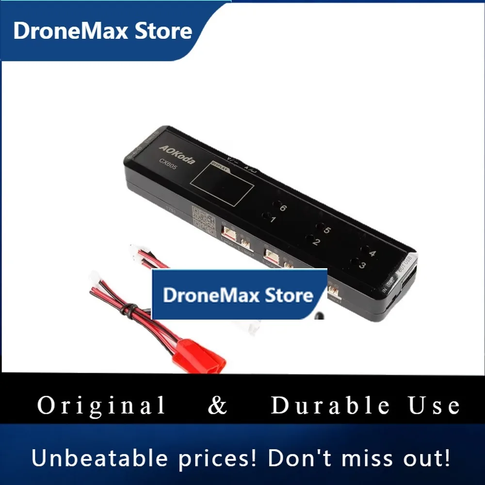 DroMa1s Aokoda CX605/CX610/CX610HV 6CH Battery Charger For 1S Lipo LiHV FPV Racing Drone Kit