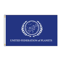 Bandera de la Unión de planetas para decoración, 90x150cm