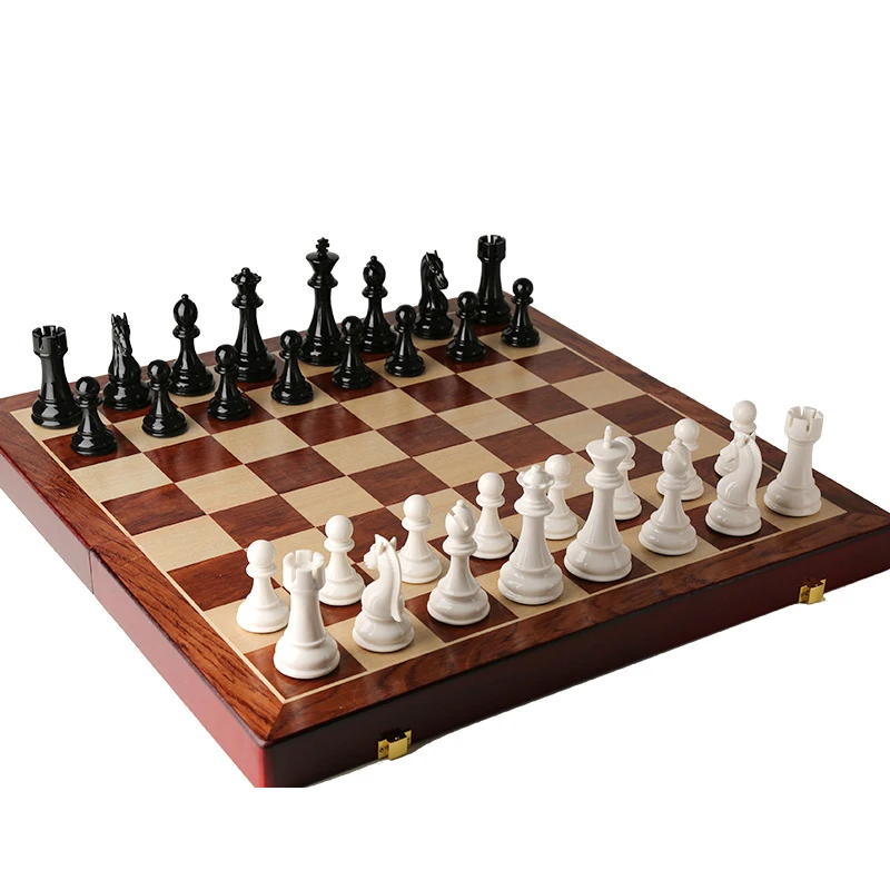 

Children International Chess Unique Table Game Strategy International Chess Figure Wooden Board Jogos De Tabuleiro Table Games