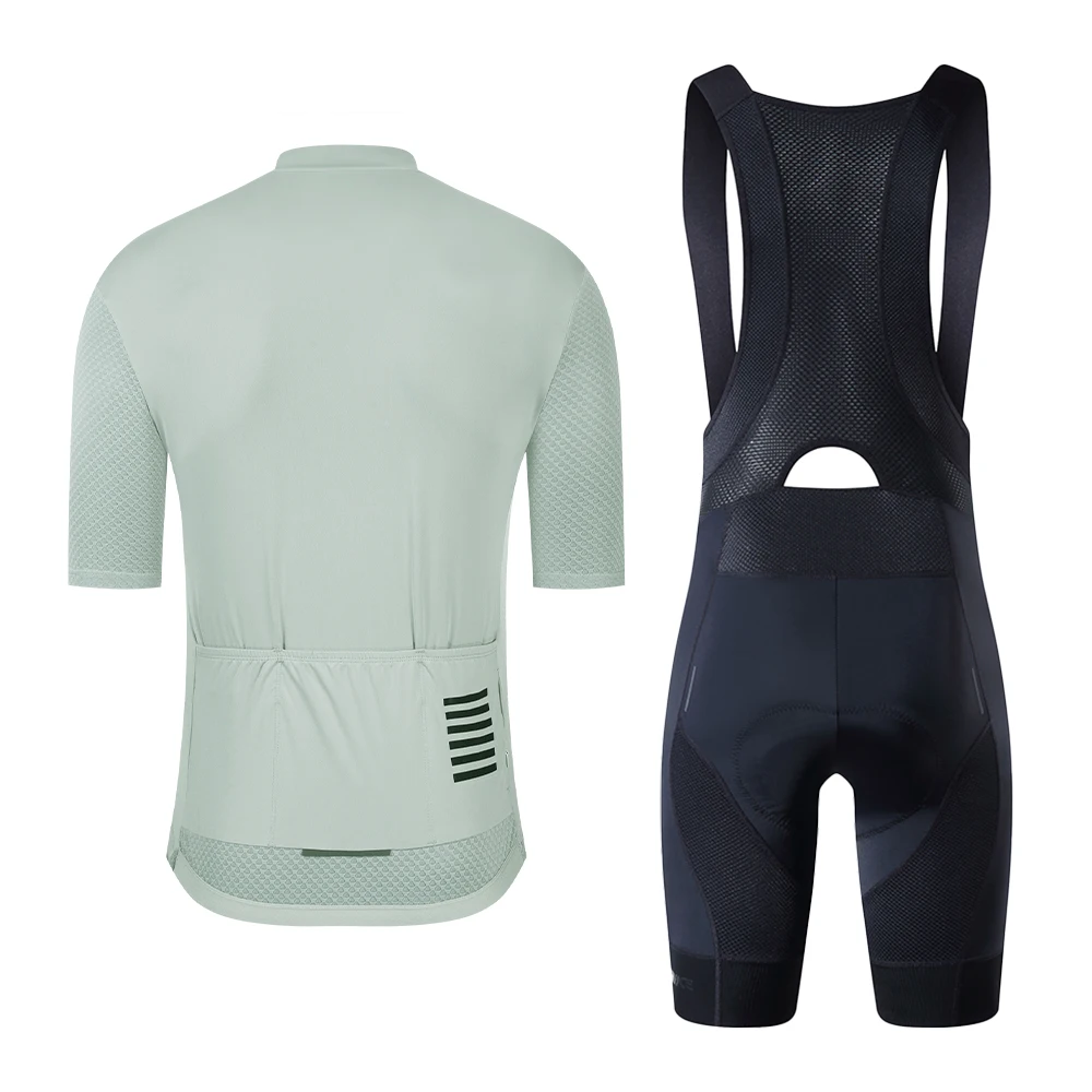 Ykyw Männer Radfahren Kurzarm Trikot Kleidung Set Sommer atmungsaktiv MTB Radsport Träger hose Fahrrad hose Kit Fahrrad anzug Maillot – Detail 24