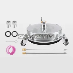 4000psi 13inch High Pressure Floor/Raod Washer Stainless Steel Washing Machine Patio Cleaner 1/4 With 4 Wheels