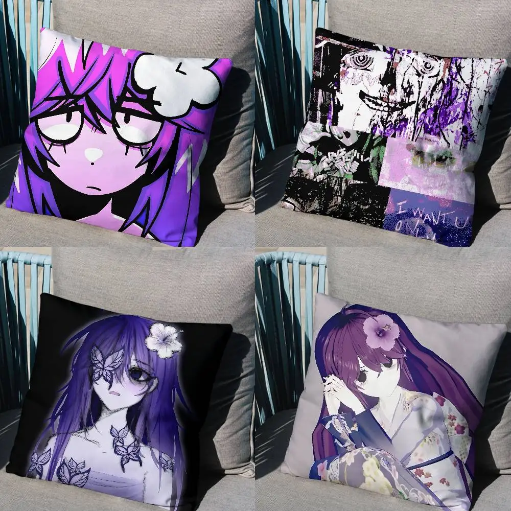 

Schizofrenia game Skitzofrenia Simulation Pillow Case Square Double-Sided Printing Short Plush Sofa Cushion Cover Bedroom