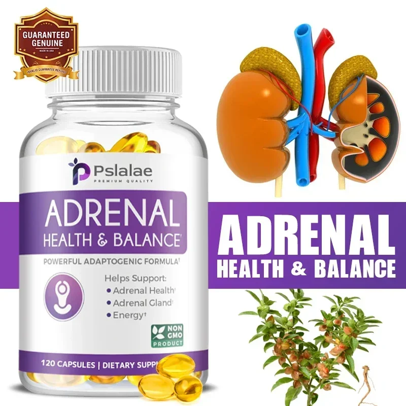 Adrenal Health & Balance Supplement - with L-Tyrosine and Ashwagandha To Relieve Fatigue