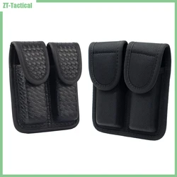 Dual Magazine Pouch, Snap Double Handgun Mag Pouch, 1680D Nylon & Basketwave, for 2.25