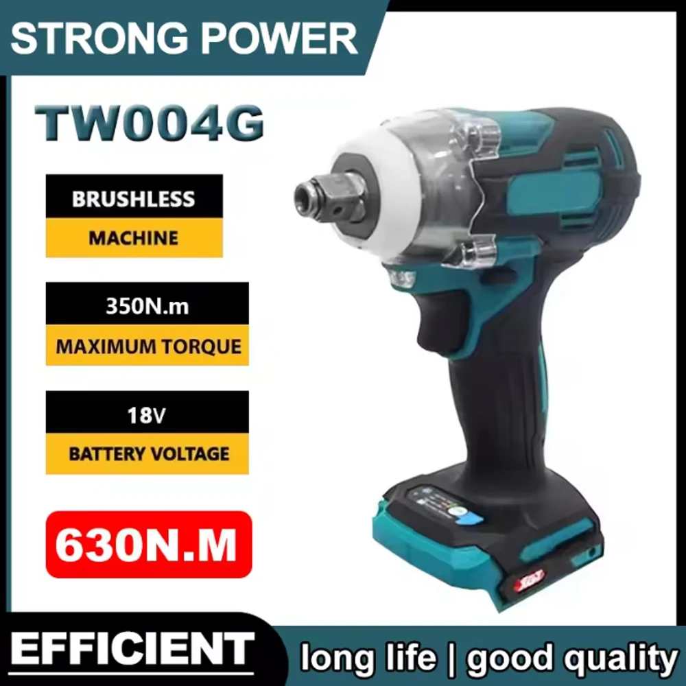

Fit Makita TW004G 630N.m Brushless Screwdriver Machine Cordless Electric Screwdriver Rechargable Drill Driver 18V Battery
