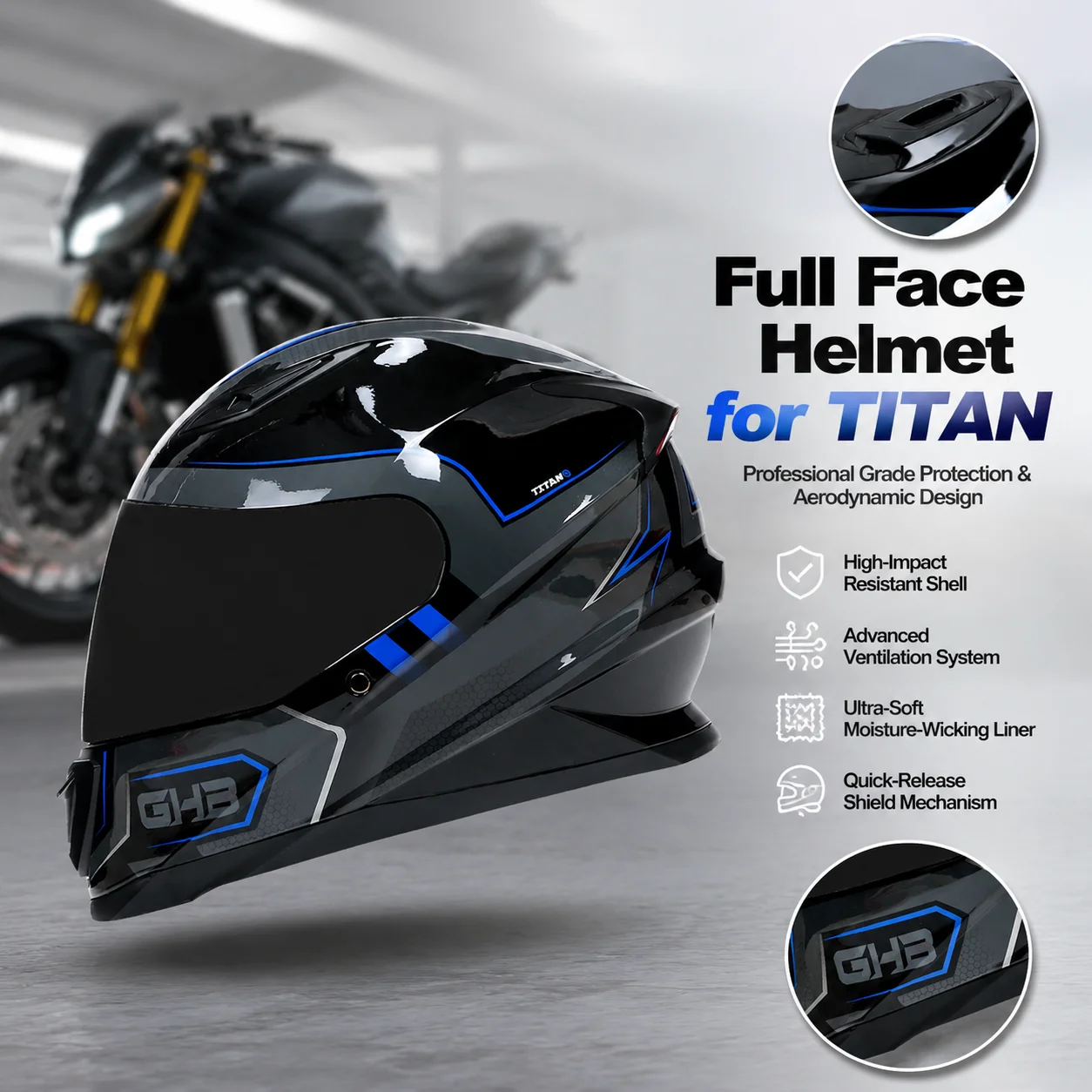 Integralhelm für Motorräder, beschlagfrei, warm, DOT-zertifiziert, für alle Jahreszeiten, für universelle Motorräder und Roller