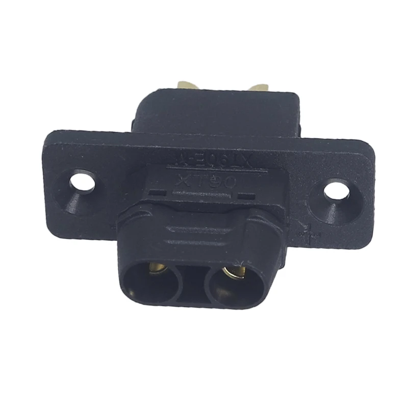 XT90 Lithium Battery Plug XT90E-M Male and Female Connector with Flange Fixing Ears RC Drone Motor Controller Power Connector