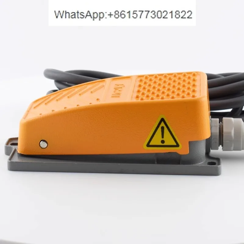 Original foot switch with 2-meter self-locking Kaikun HRF-MD232 alu-minum alloy shell foot pedal