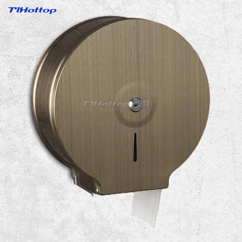 Tlhottop-Wall Mounted Toilet Paper, Jumbo Roll Holder, Paper Towel Dispenser, Bathroom Accessories, High Quality