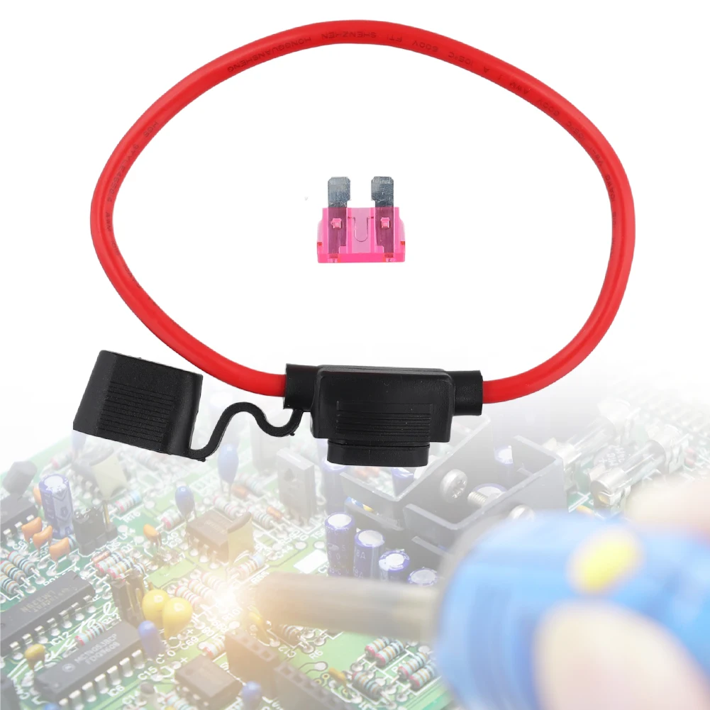 Auto Fuse Holder with 5/20/30/40/50 A ATC Blade Fuses Car Blade Fuse for Car Truck Automotive Marine Industrial and RV