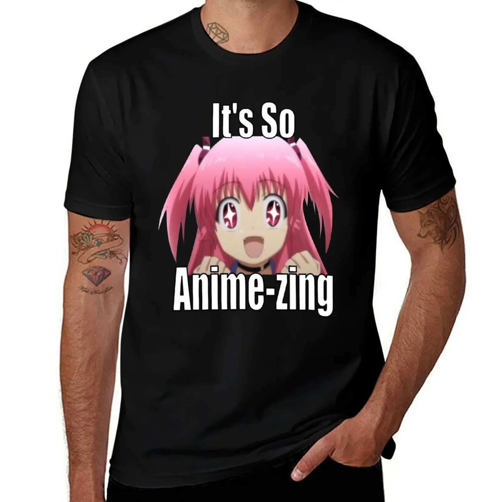 

It's So Anime-zing T-Shirt man t shirts graphic man t shirt cotton T-Shirt