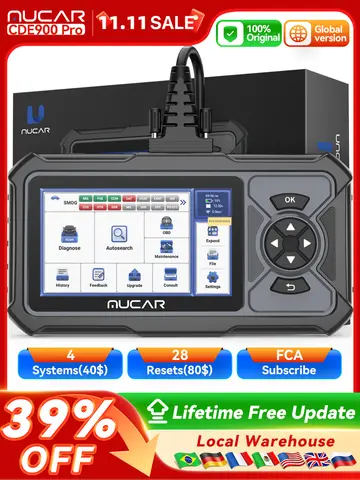 MUCAR CDE900 PRO OBD2 스캐너 2+32G 자동 자동차 진단 도구 자동차 OBD 스캐너 도구 코드 리더 5