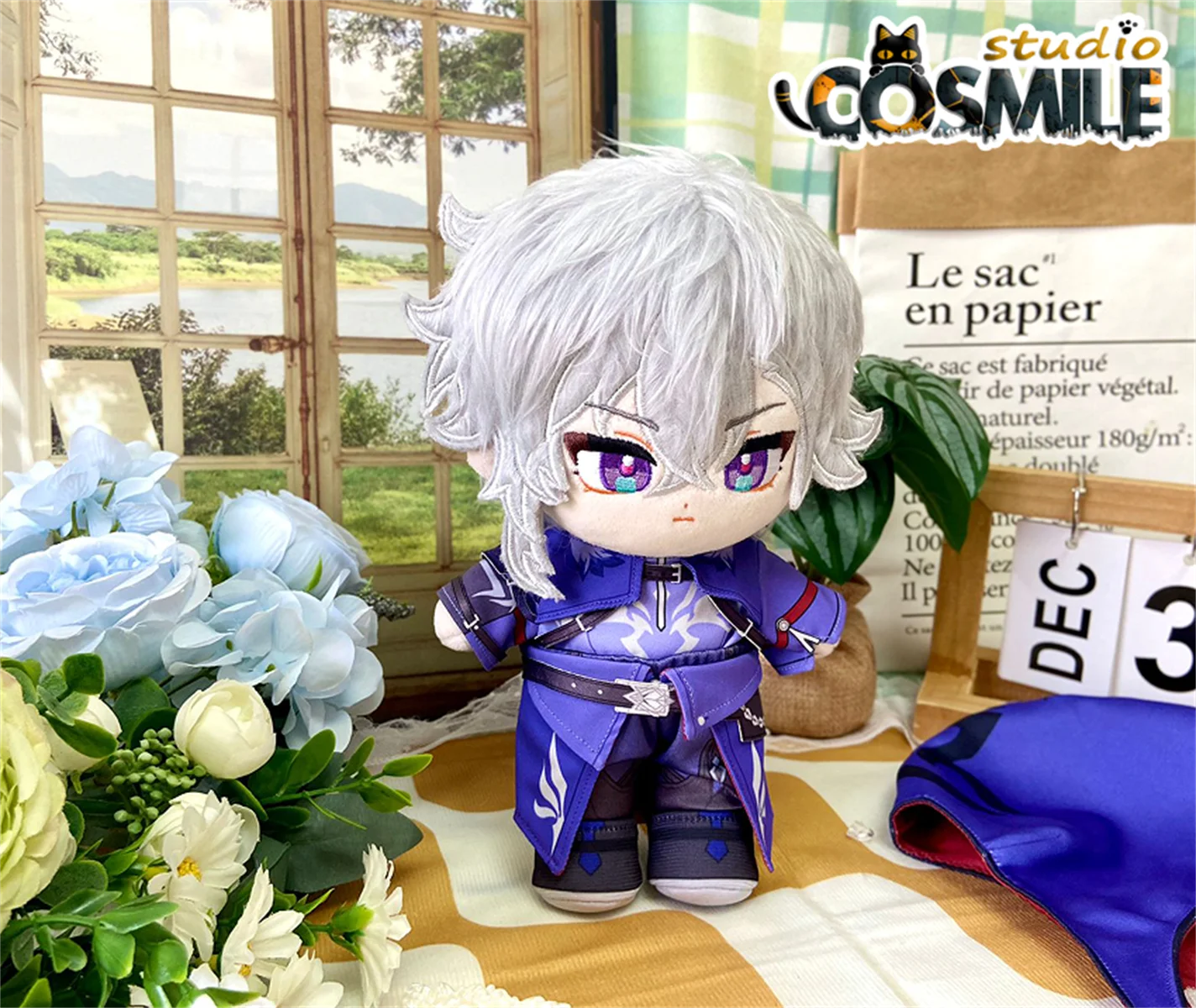 Juego Honkai: Star Rail Moze モPeluche de 20 cm Muñeco de peluche Ropa para el cuerpo Esqueleto Regalo KM de abril