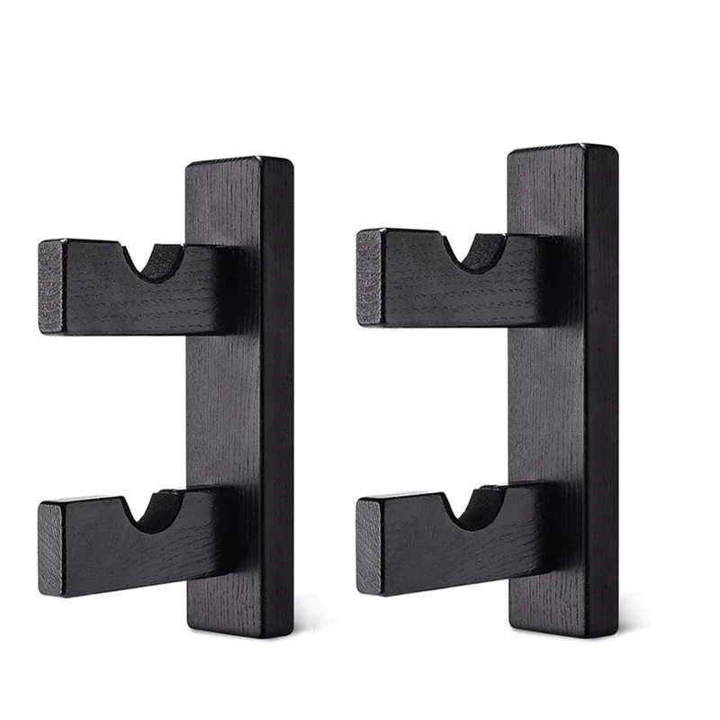 -[cilae-17R] Pool Stick Holder 1 Pair Wall Mount Billiard Cue Rack Baseball Bat Bracket