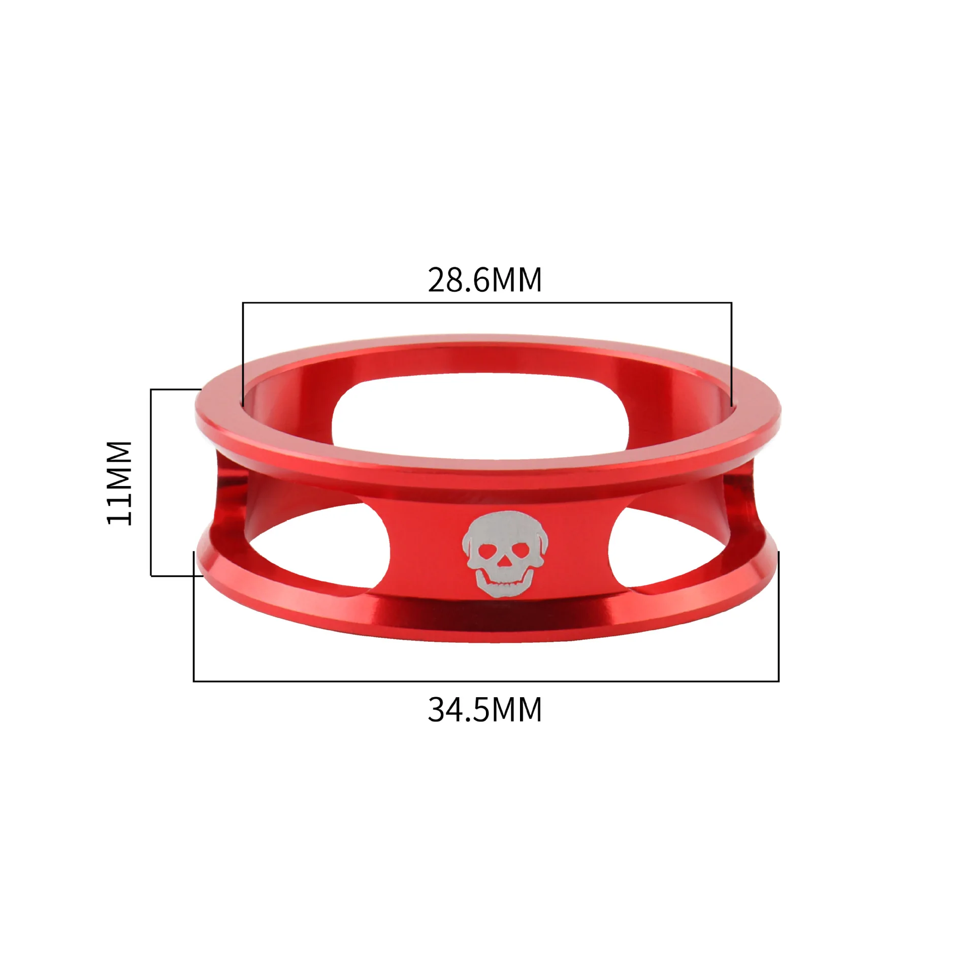 Mountain Dead Fly Road Folding Bicycle Bowl Set Washer 28.6MM Aluminum Alloy, Riser Front Fork Washer