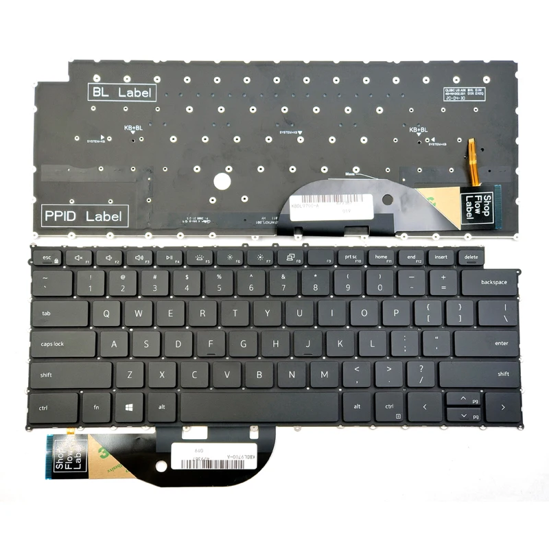 

5560 US Backlit Keyboard For Dell Precision 5550 5560 5750 5760 5770 5570 6670 XPS 9500 9510 9700 9710