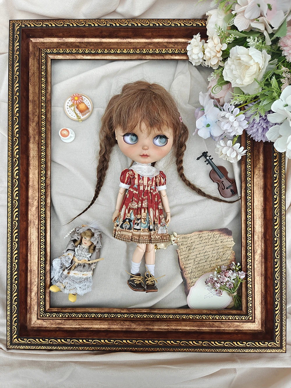 

НОВАЯ одежда для куклы Блайт, милое винтажное платье принцессы, рубашка, одежда для Ymy Licca Azones Ob22 24 27, аксессуары для кукол YMY