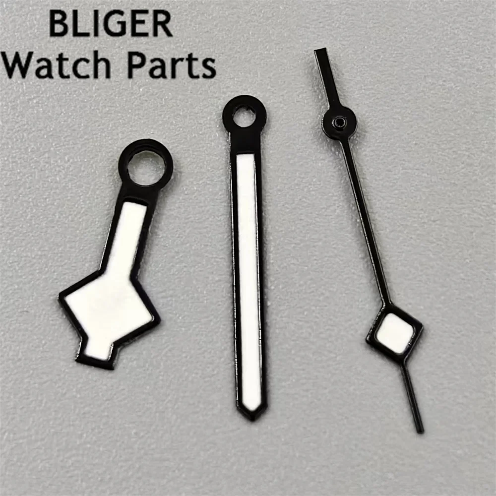 BLIGER Watch Hands Silver White Black Gold Rose Gold Hands Green Luminous Fit NH35 NH36 NH38 NH39 ETA2824 PT5000 Movement