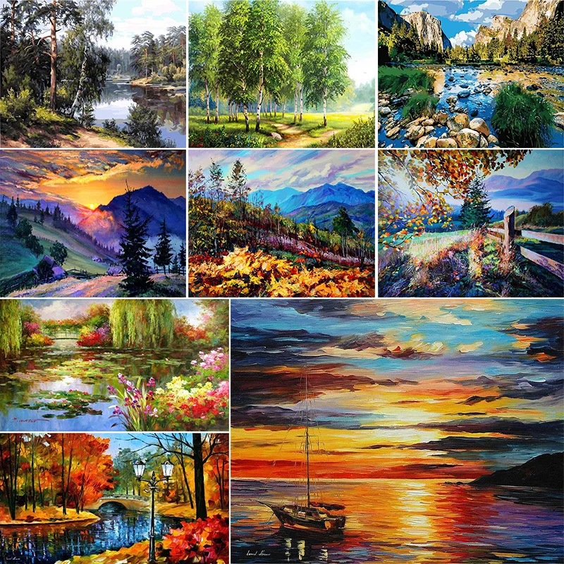 50X70Cm Oil Paintin… - image