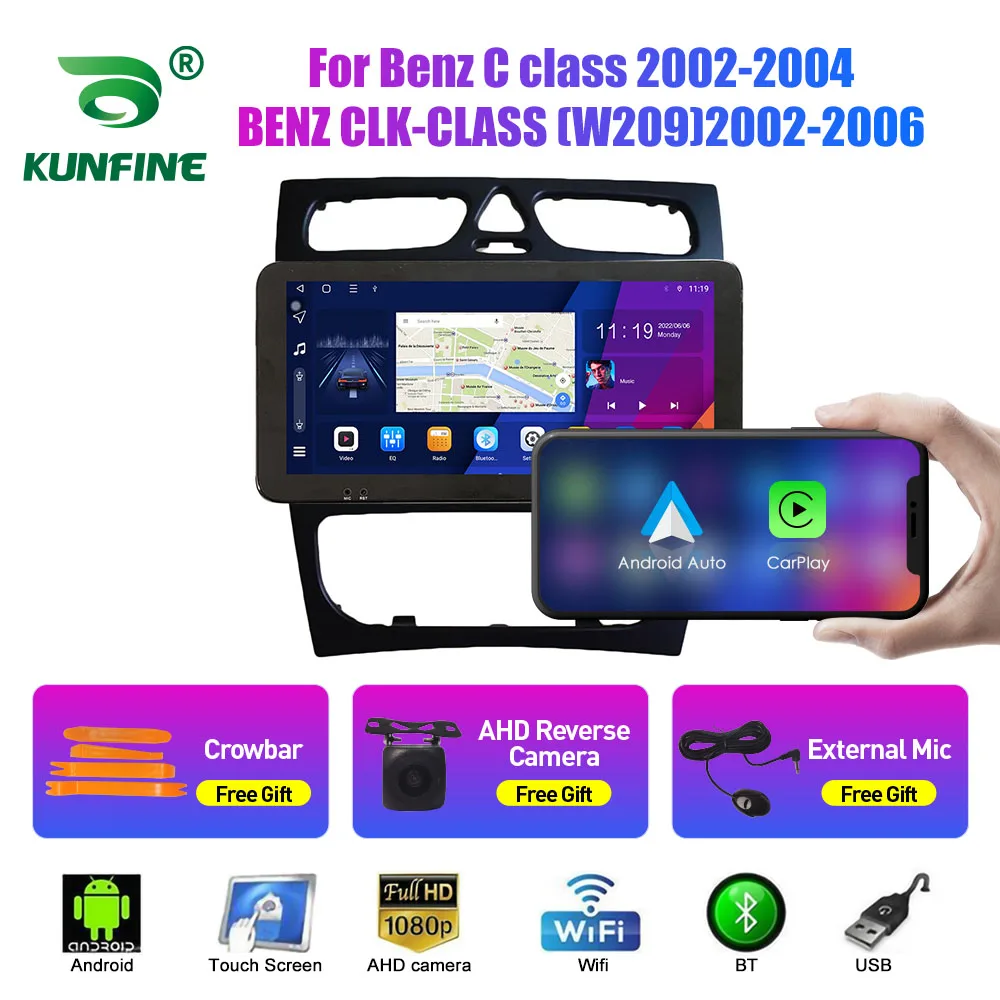 

10.33 Inch Car Radio For Benz C class/CLK-CLASS 2Din Android Octa Core Car Stereo DVD GPS Navigation Player QLED Screen Carplay