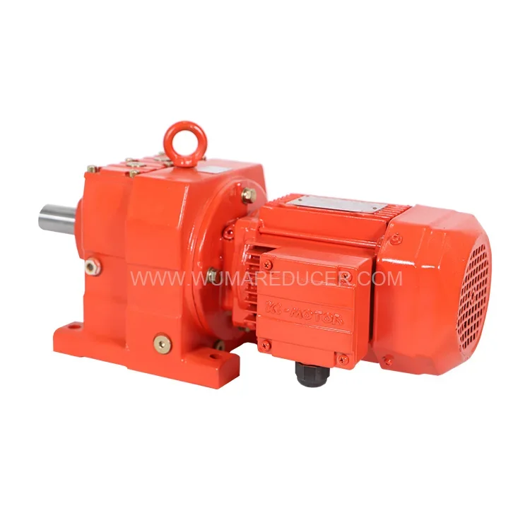 Shaft Mounted Gear Reducer Reductor Concentrico Inline Gearbox With Motor 1.1 Kw