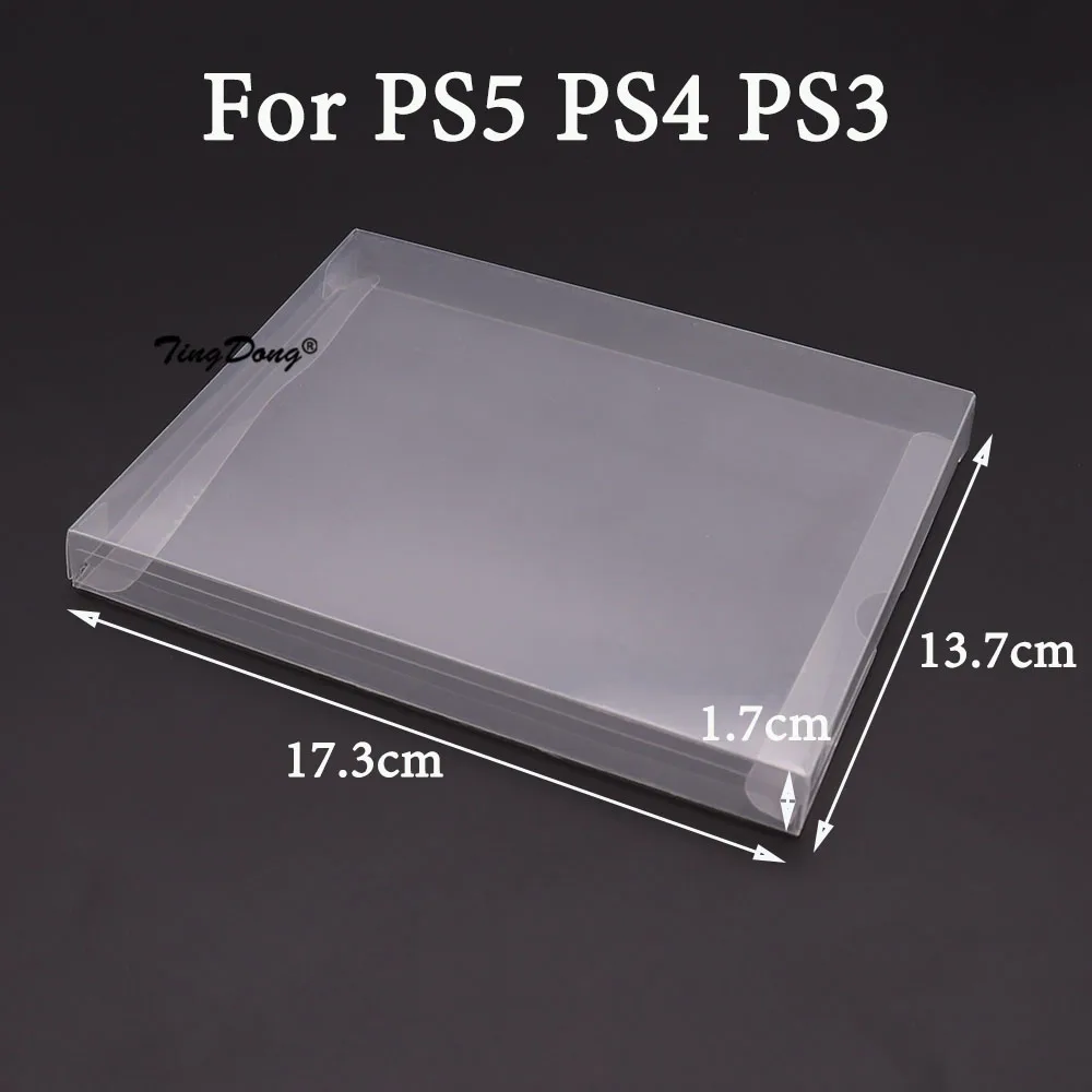 20 stücke transparente Game Box Protector Case CIB-Spiele klares Plastik Haustier für N64 GB GBA GBC NES NES Switch für PS5 PS4 PS3 PS2
