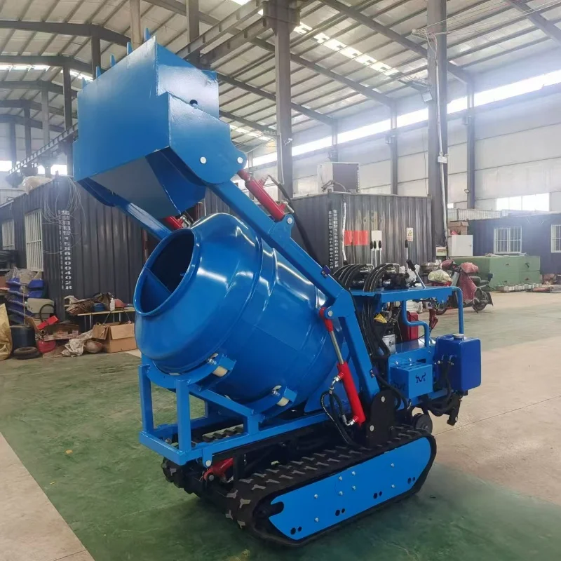 سعر المصنع خلاط الخرسانة خلاط الخرسانة المحمولة خلاط الخرسانة الديزل مع مضخة #6