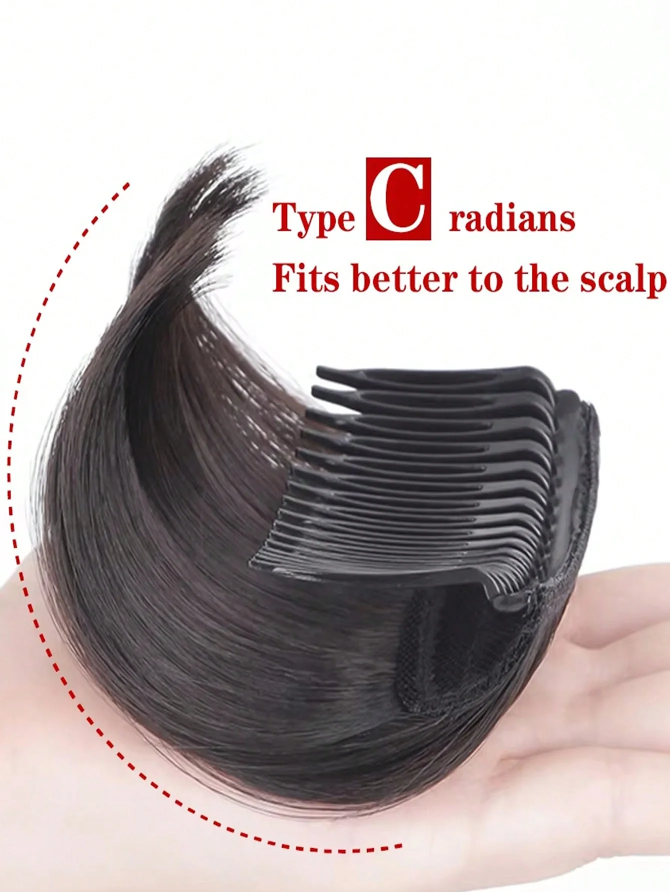 Synthetic Wig Upgrade Invisible Hair Pads Clip in Hair Piece Seamless Pad Women Girls Hair Extensions Natural Pads Top Cover