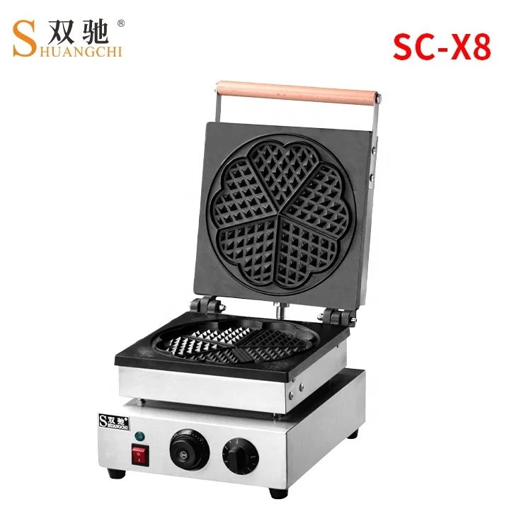220V Commercial Electric Crispy Waffle Maker & Muffin Machine New Condition Semi-Automatic Industrial Snack Machine
