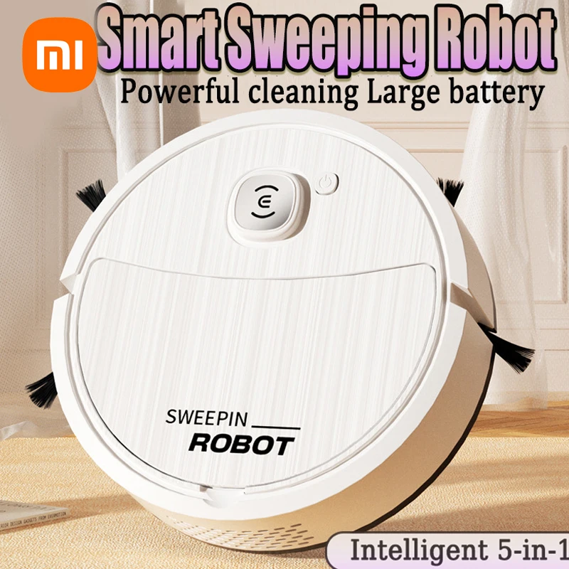 Xiaomi 5-In-1 Smart Sweeping Robot Multifunction Strong Suction Mopping Cleaning Wireless Electric Cleaner USB Rechargeable New