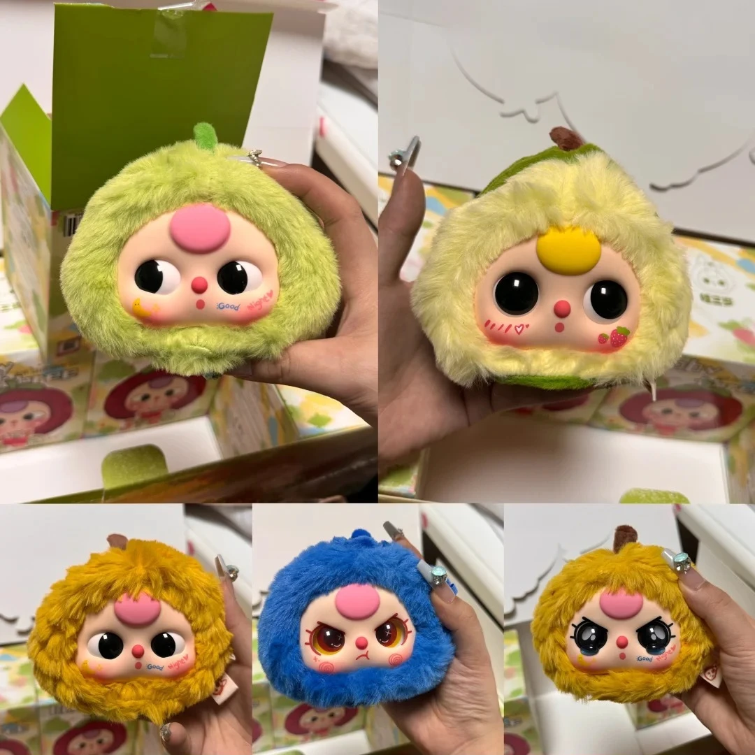 

Baby Three Orchard Zipper Bag Fruit Series Blind Box Kawaii Vinyl Doll Mystery Box Fashion Trendy Toys Surprise Gift Collection