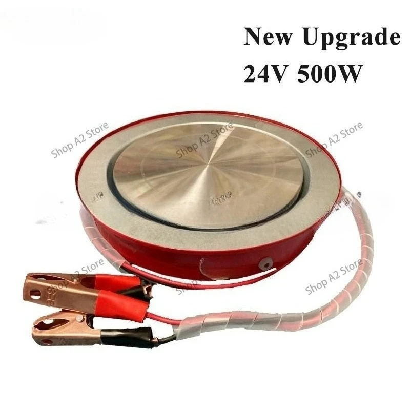 Newly upgraded 500W 24V DC electric heating stove/induction cooker 24V truck use/24V battery use/sun