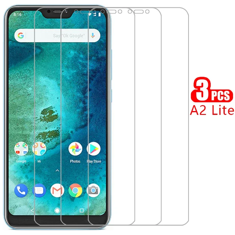 protective tempered glass for xiaomi mi a2 lite screen protector on a2lite a 2 2a light film ksiomi xiomi xiami xaomi xiaome my