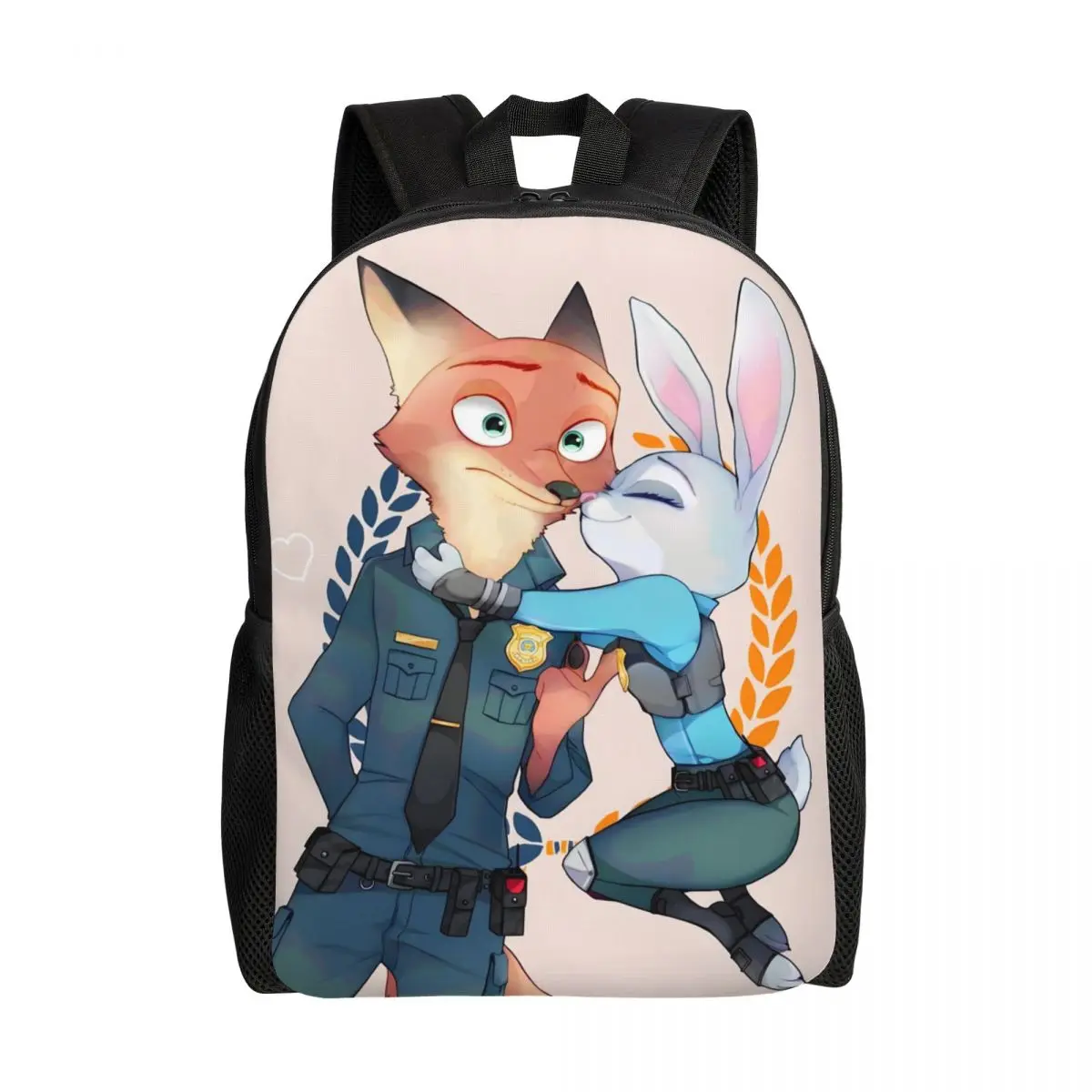 Custom Zootopia Classical Anime Travel Backpack Women Men School Computer Bookbag Cute Cartoon College Student Daypack Bags
