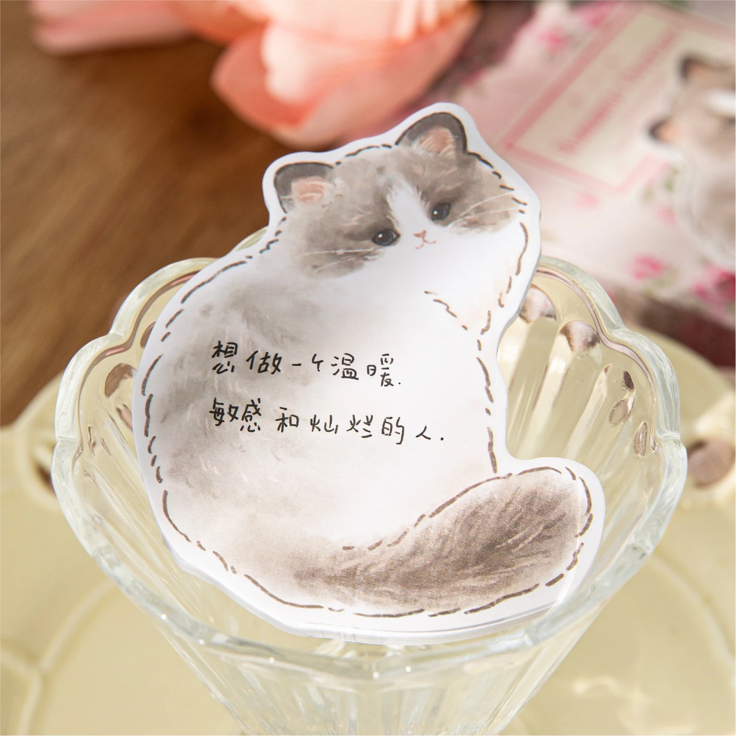 12 paczek/partia Seria „Życie jest bez znaczenia” urocza, urocza papierowa podkładka dekoracyjna w stylu retro