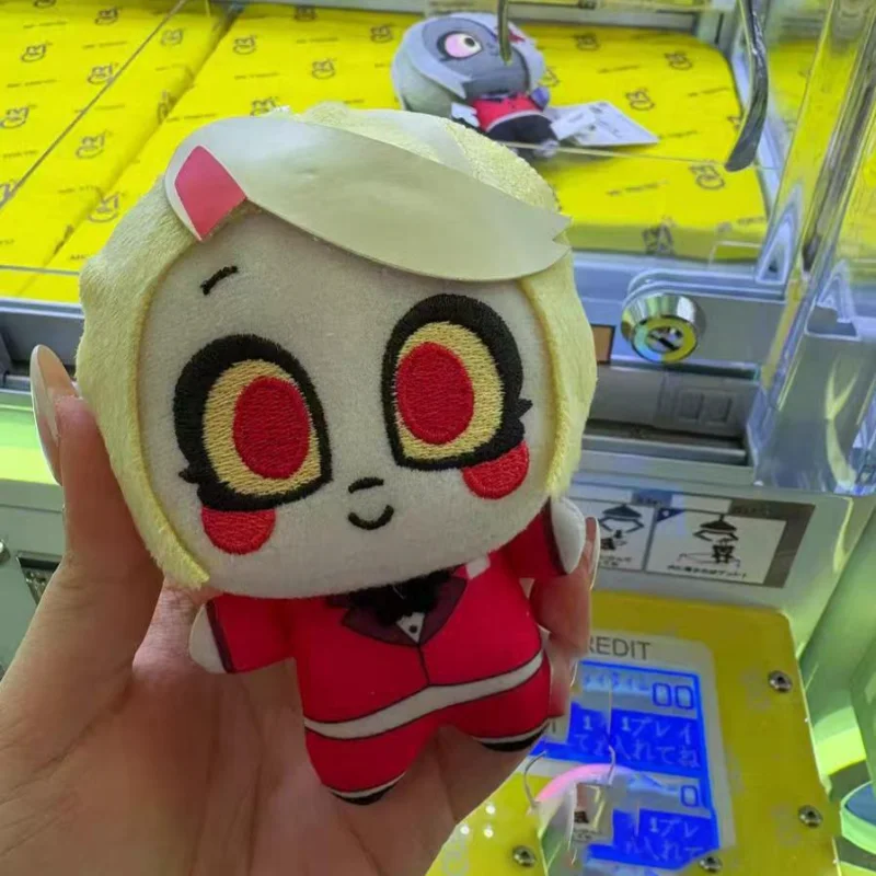 Neue 10 cm Hazbin Hotel Vox Lucifer Ko Plüschtier Schlüsselanhänger Kawaii Taschenanhänger Niedliche Anime Peripheriegeräte Auto Schlüsselanhänger Geburtstag Fans Geschenk – Detail 13
