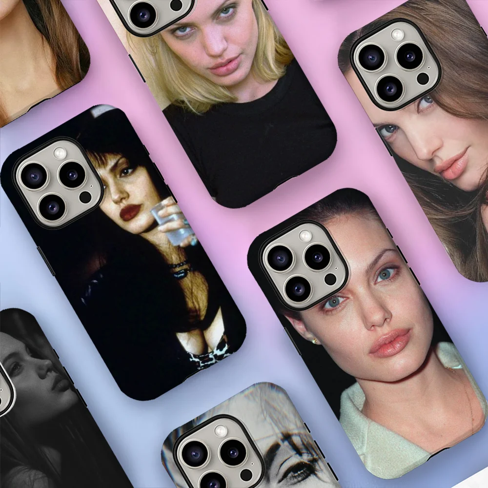 Angelinas Girl Actor J-Jolie Phone Case Film Shell For IPhone 16 15 14 13 12 11 Pro Max Plus