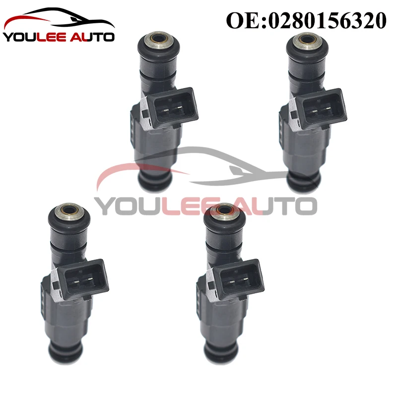 

4PCS 0280156320 High Quality Fuel Injectors Nozzle For Mazda 323 BYD F6 S6 Haima 479Q 483Q 3 Saloon Car Accessories