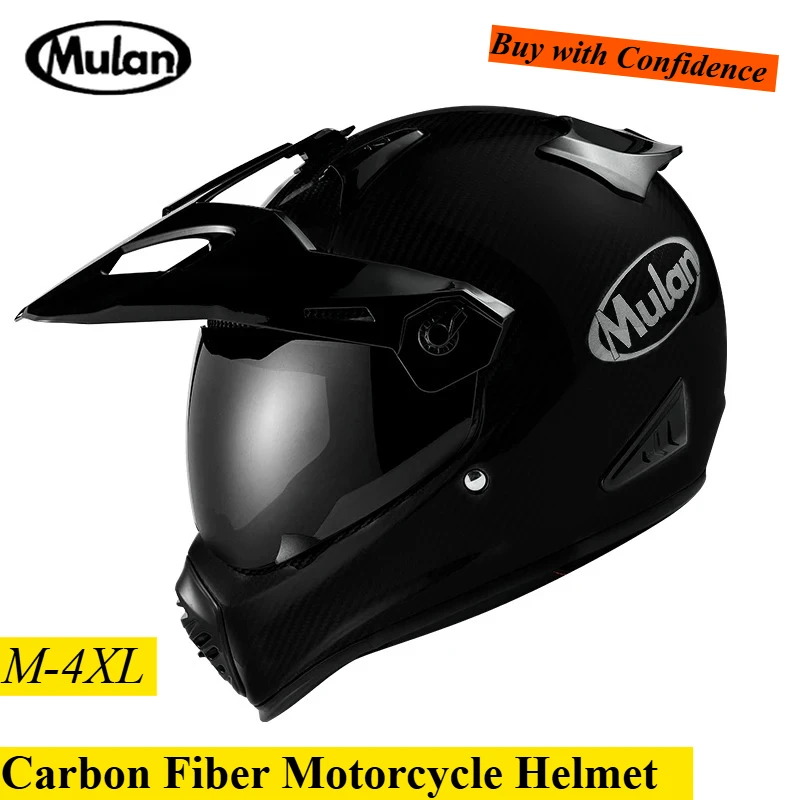 

MULAN раллийный шлем из углеродного волокна ADV внедорожный мотоцикл специальный локомотив унисекс всесезонный мотоциклетный шлем Casco Moto