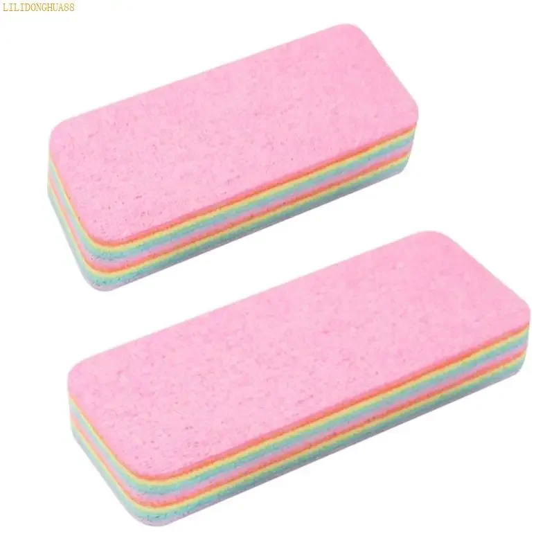 W3JE Recyclable Tearable Sponge Wipes High Absorbent Microfiber Cleaning Cloth Scrubber For Dish Washing And KitchenSurfaces