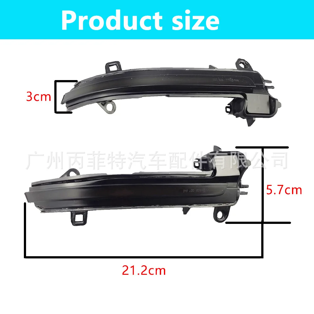 2pcs For BMW 3 Series F20 F21 F22 F33 F34 X1 E84 LED Rearview Mirror Running Turn Signal Lights