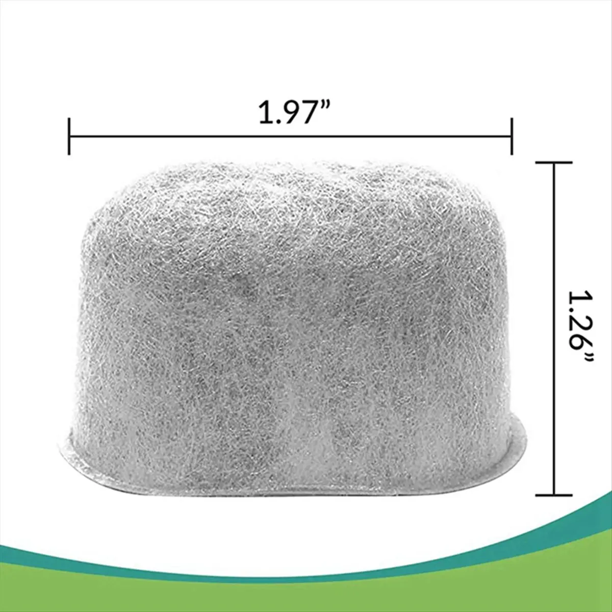 (A25M) 12PCS Coffee Replacement Activated Charcoal for Cuisinart DCC-1100 DCC-115O Coffee Maker Machine Charcoal Water Filter
